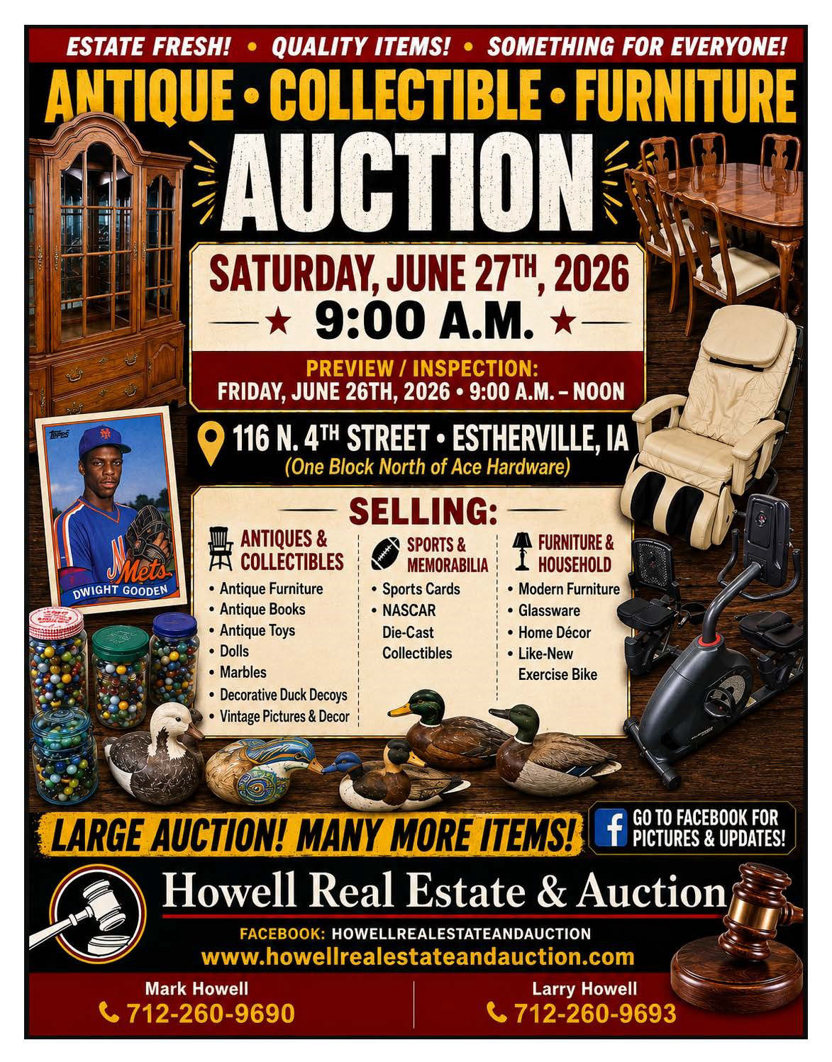 Armstrong Consignment Sale - Howell Real Estate and Auction